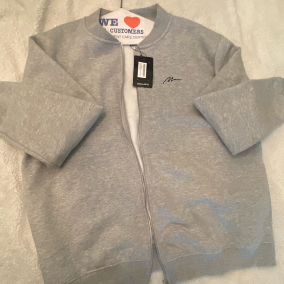 Mens boohoo man jacket  .Grey - Picture 2 of 4